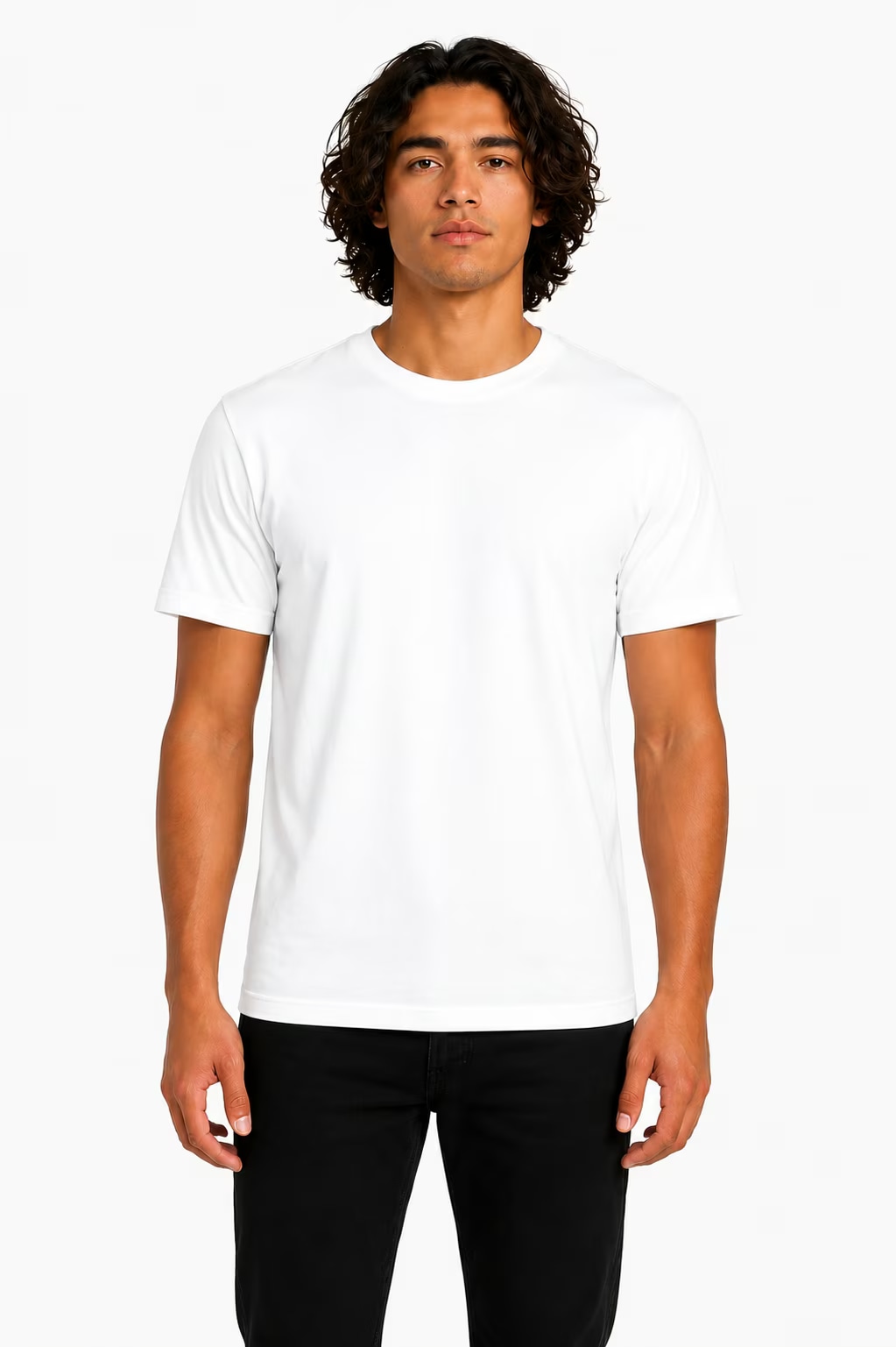 T-shirt Léger Premium — Porté face
