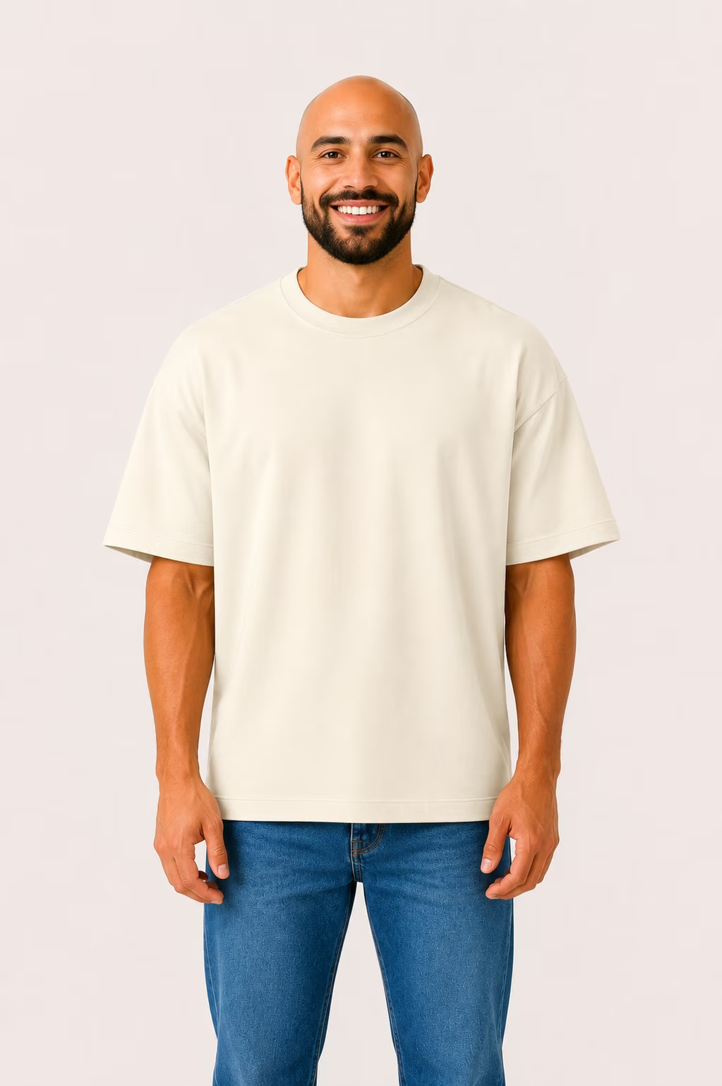 T-shirt Effet Sweat — Porté face