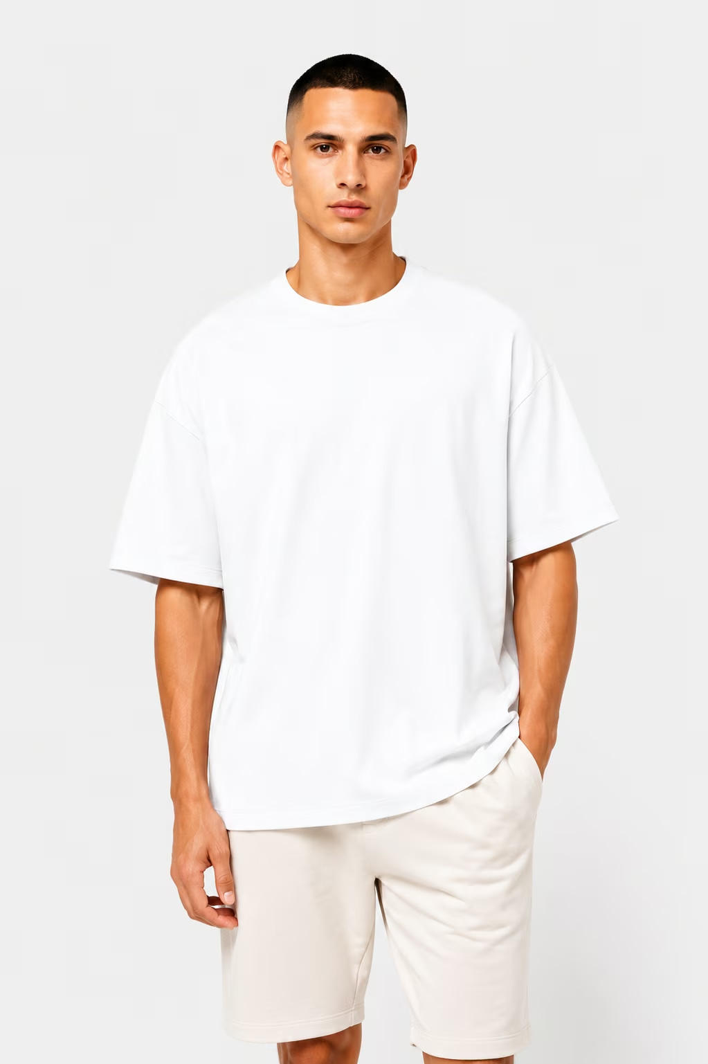 T-shirt Oversize d'Été — Porté face