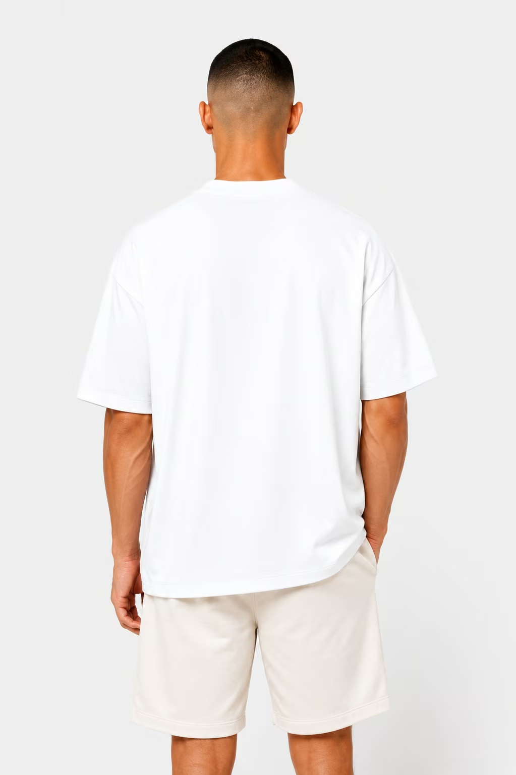 T-shirt Oversize d'Été — Porté dos