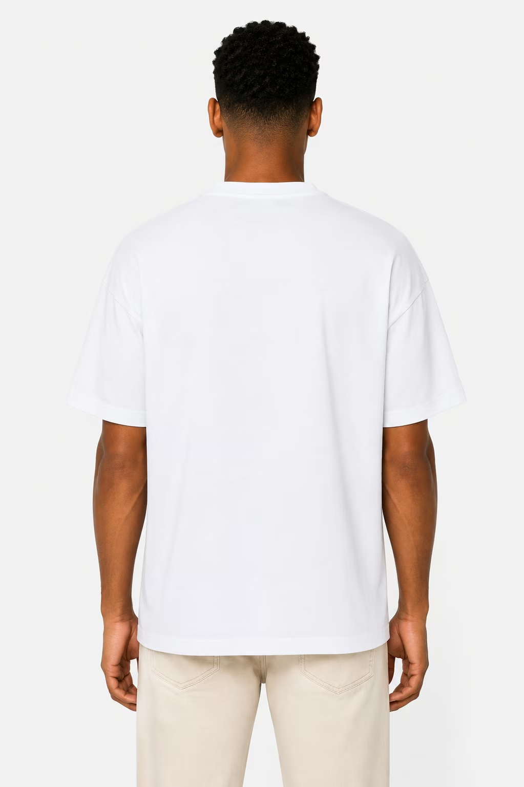 T-shirt Oversize Premium — Porté dos