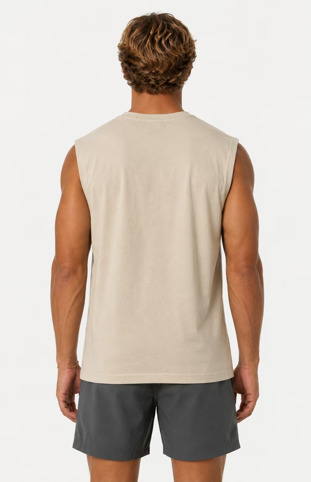 T-shirt Sans Manches — Porté dos